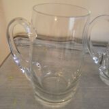 2 bohemian crystal mugs