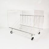 Space-age vinyl record cabinet, Roche Bobois, designed by M. Dumas, France