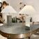 Pair Of Textured Aluminum Lamps