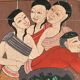 Large Painting on Canvas, Thailand, Rattanakosin School (1851-1910)