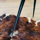 Table basse vintage forme haricot