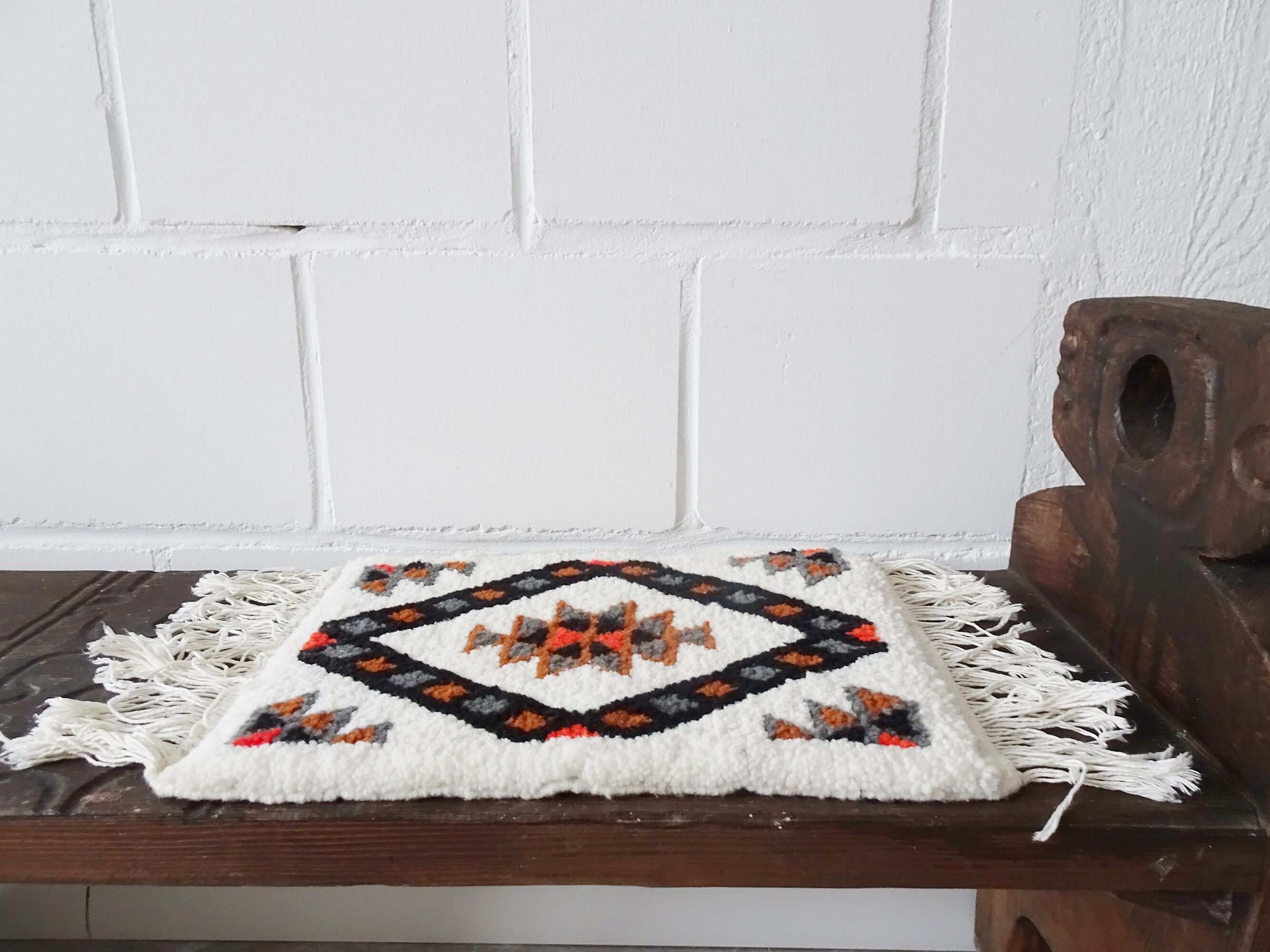 Berber carpet mat, 42 x 31 cm