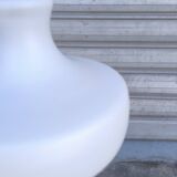 Scandinavian pendant light in white opaline glass