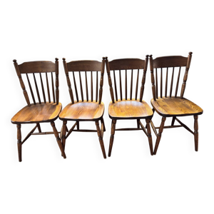 2 Chaises  chêne massif