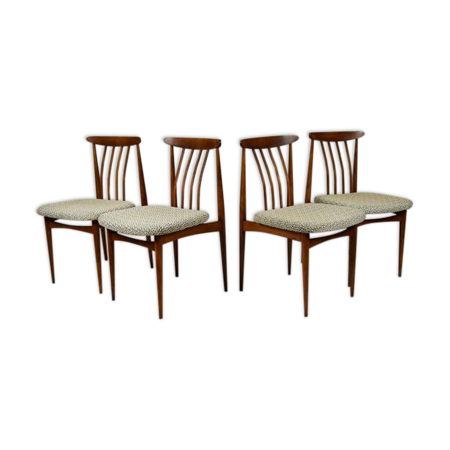 Upholstered Czechoslovakia 1960 s lounge chairs