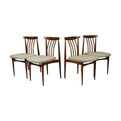 Chaises de salon Tchécoslovaque tapissées 1960s