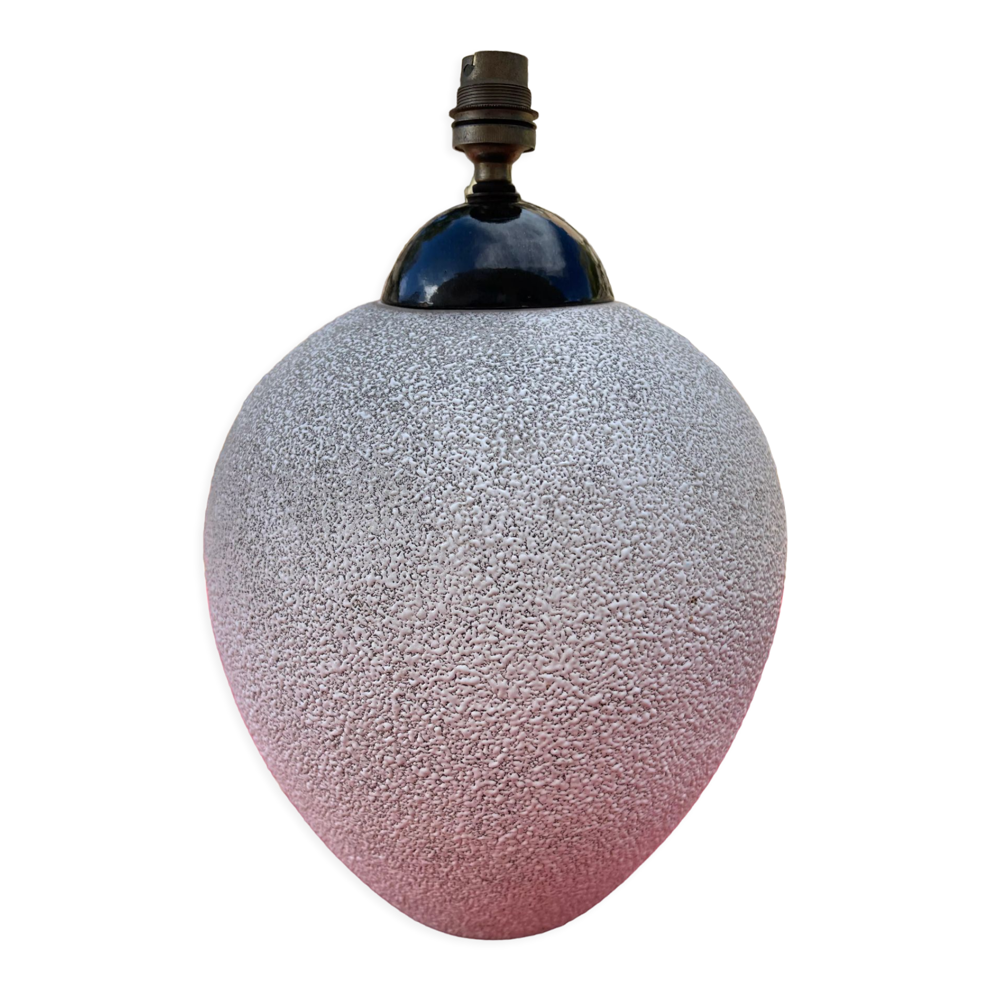 Art Deco lamp foot in tense ceramic