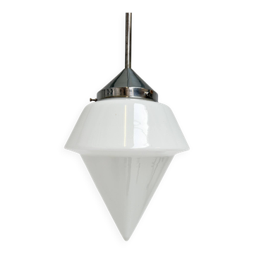 Plafonnier Philips en verre opale, années 1960