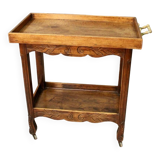 Rolling Trolley In Walnut