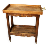 Rolling Trolley In Walnut