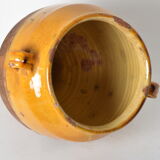 Pot vernissé jaune