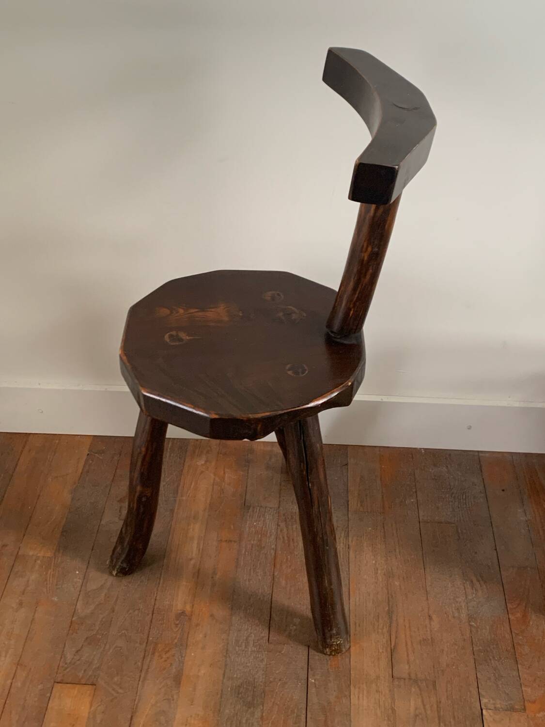 Brutalist T chair from the 1950s