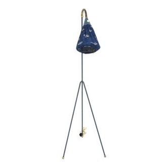 Scandinavian "tripod" metal floor lamp, Sweden, 1950
