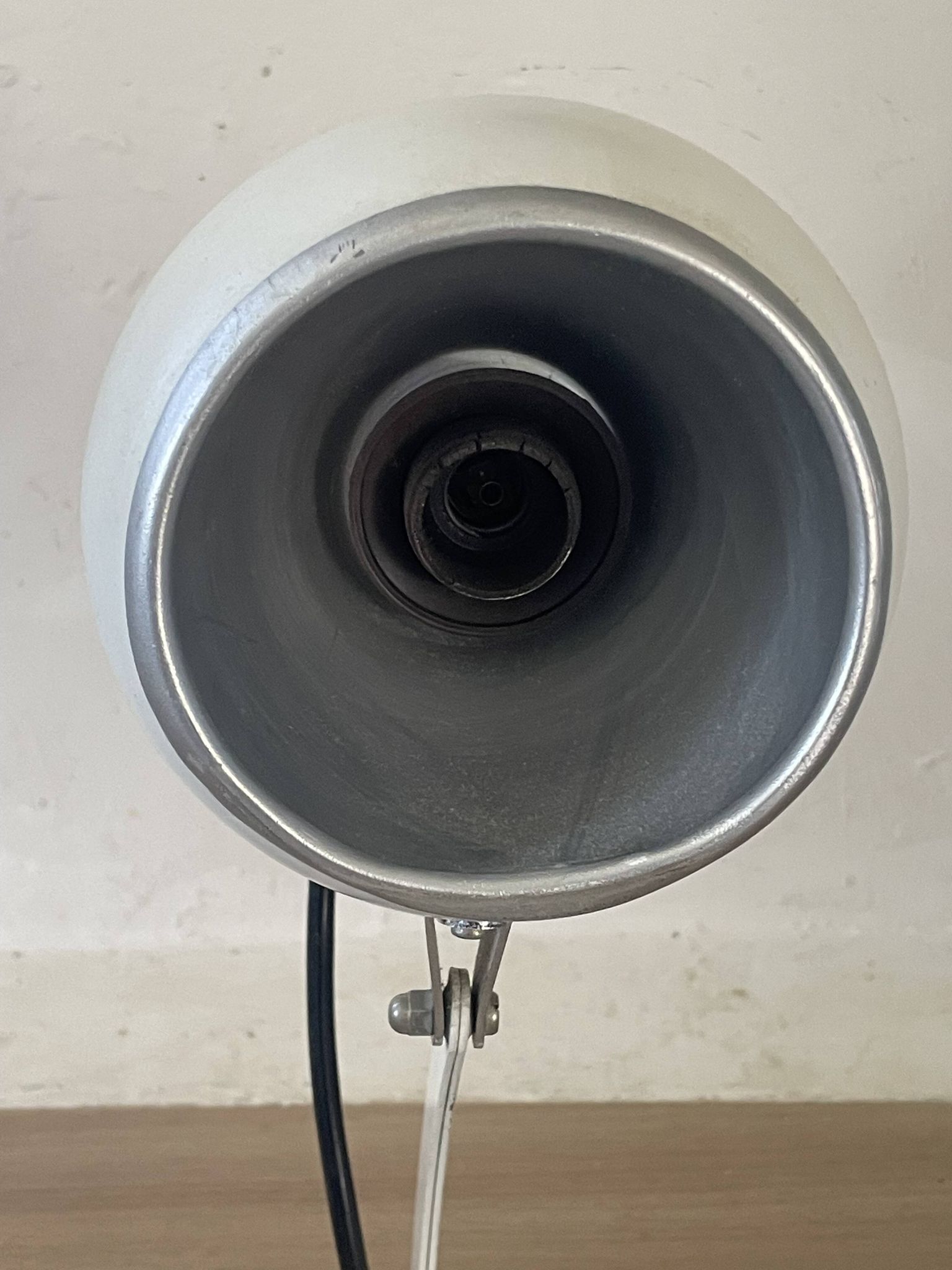 Lampe orientable eye ball, design italien années 70