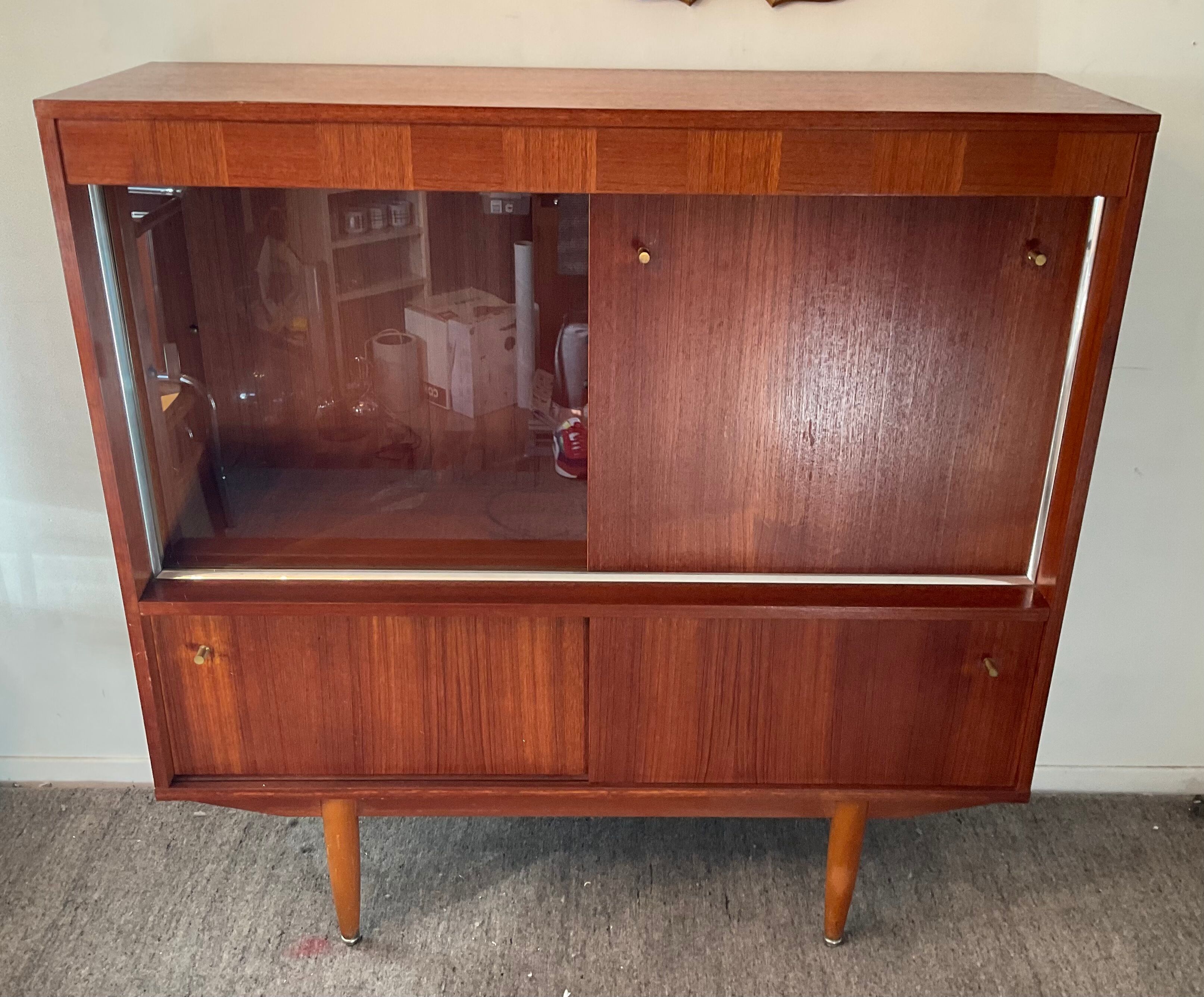 Scandinavian teak bar from the 60s and 70s