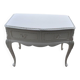 Petite commode Louis XV en bois peint blanc, style rocaille vintage des années 1960