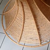 Vintage rope pendant light , 1970s