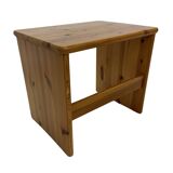 Vintage pine wood nesting tables  mimiset side tables set of 3