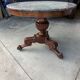 Mahogany pedestal table