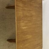 Ensemble table et 4 chaises en bois vintage