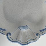 Art Deco French Blue Floral Decor Plate by Allan Eberling, Bo Fajans