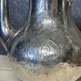 Silver metal teapot