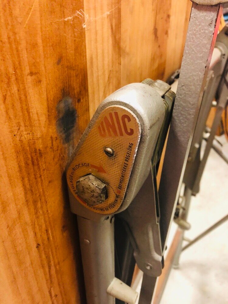 Old architect table of the brand Unic