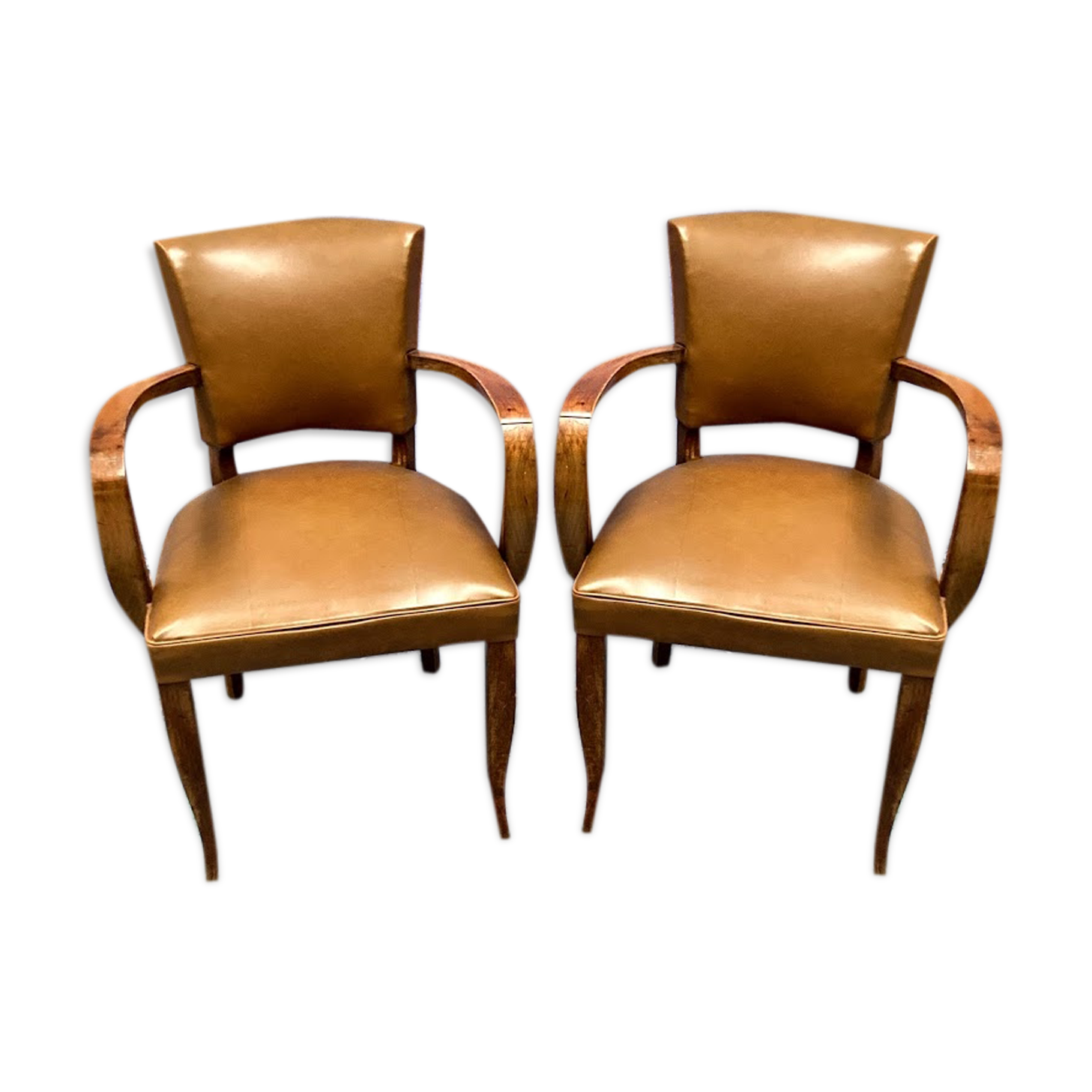 Pair of bridge chairs from the 60s