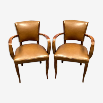 Pair of bridge chairs from the 60s