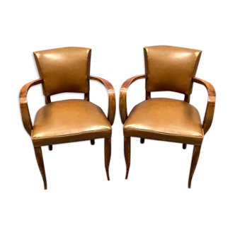 Pair of bridge chairs from the 60s
