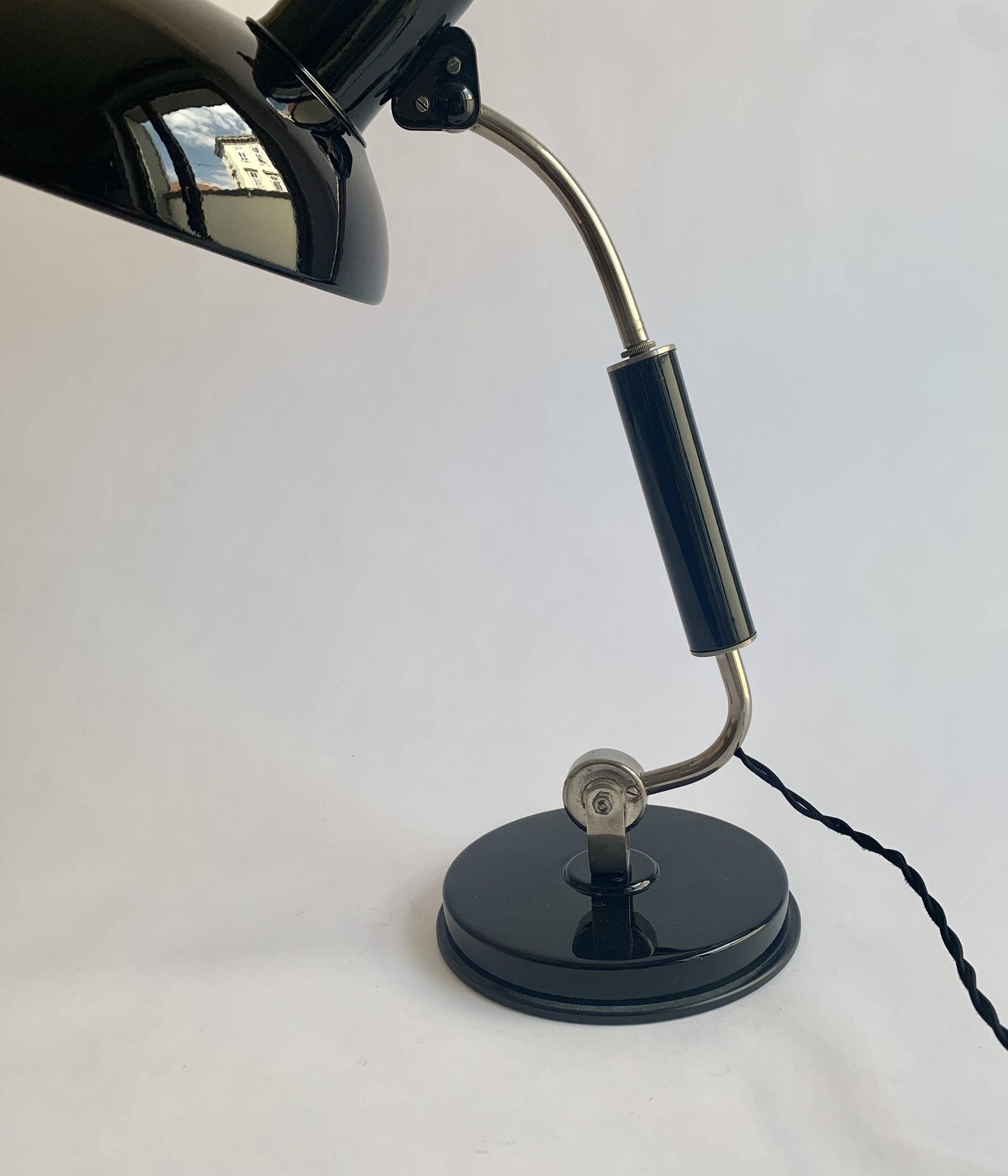 Lampe de table Bauhaus par Christian Dell pour Koranda, années 1940