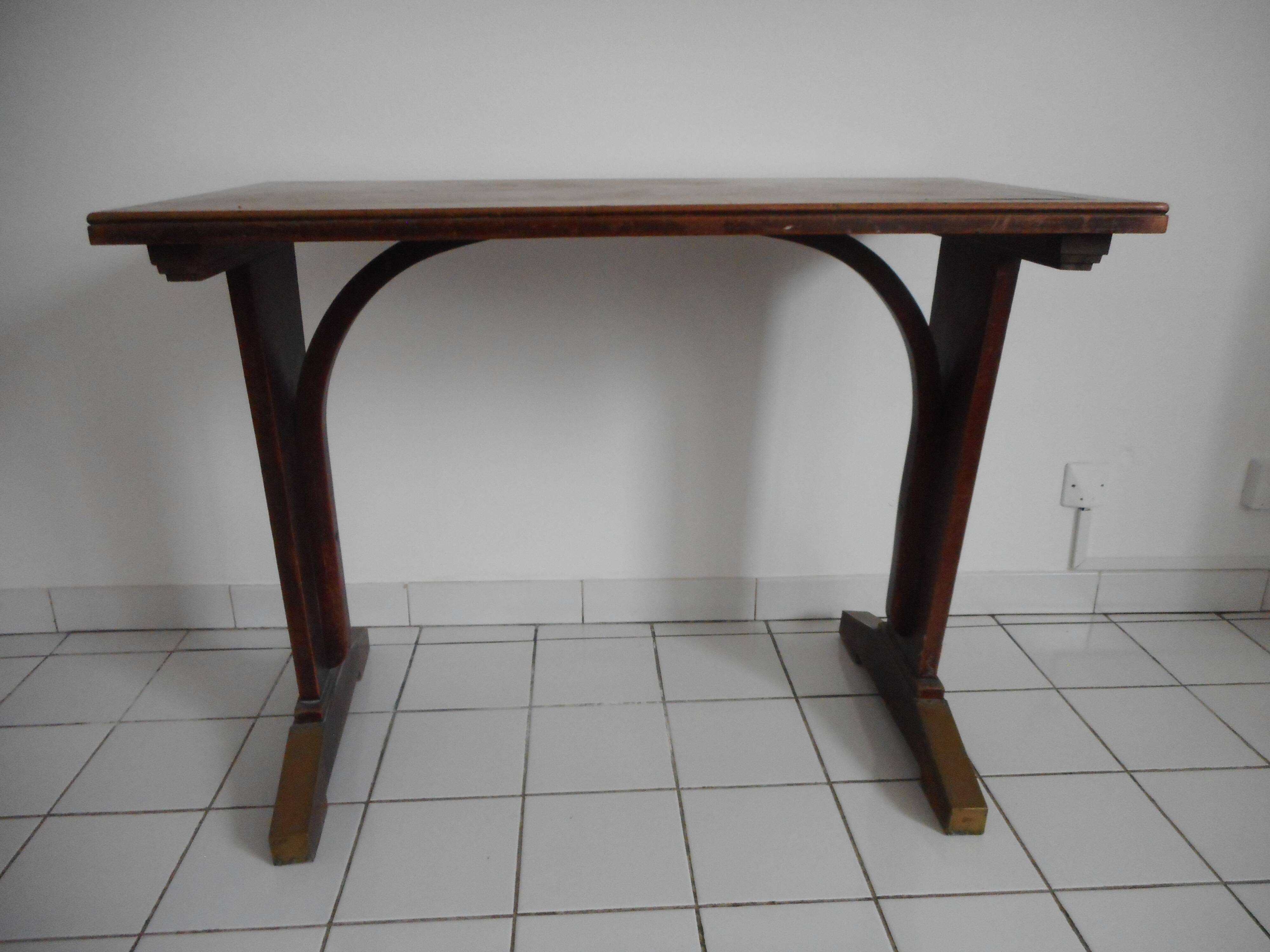 Wooden bistro table