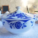 Table service Digoin Sarreguemines - blue and white