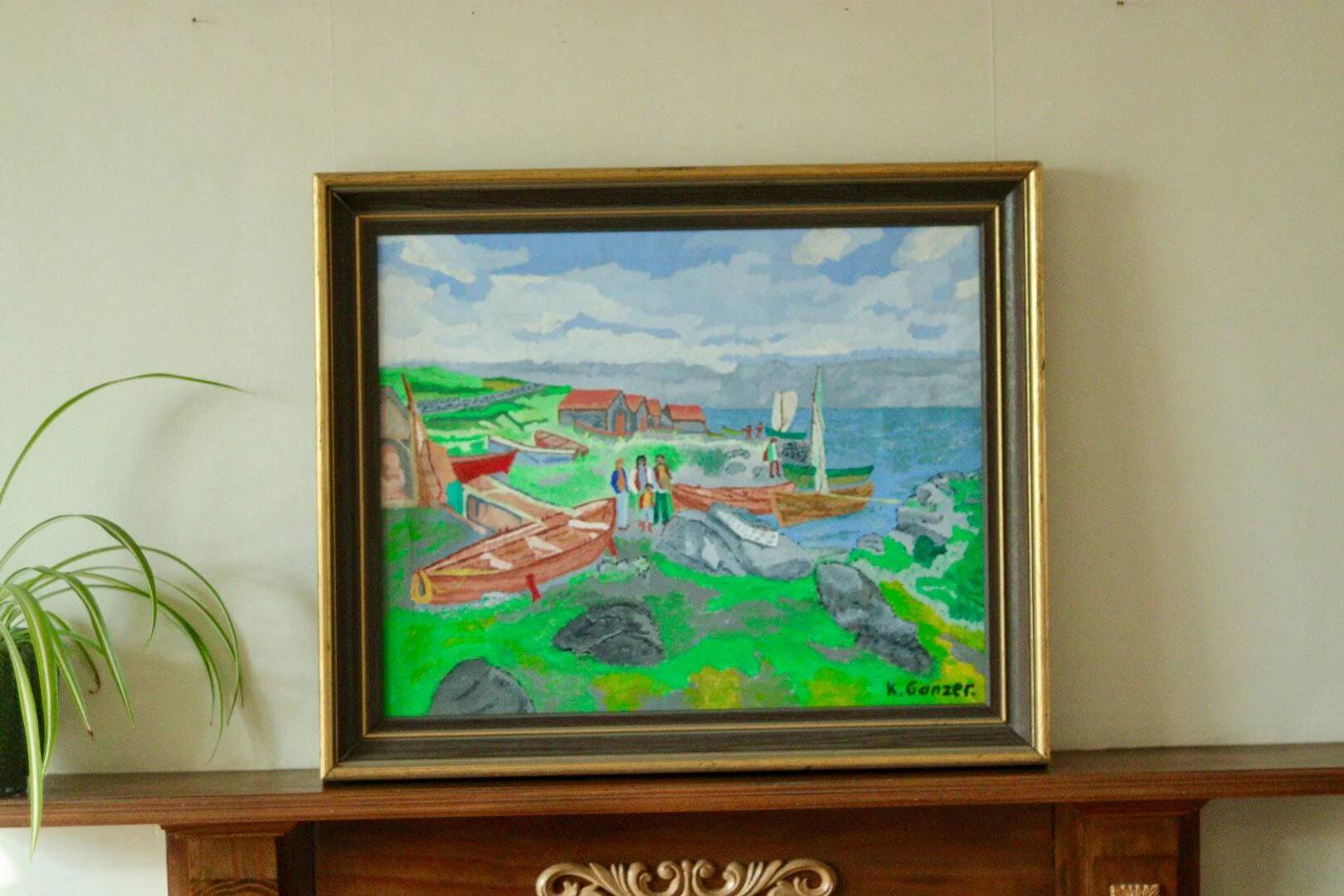 Fishing Village by K. Ganzer