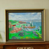 Fishing village by K. Ganzer