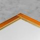 Wall mirror wood metal 70s vintage modern