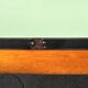 Vintage stretch table - oak footing - mint green formica tray - 1950