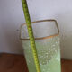Paire de vases anciens en verre fin XIXe art nouveau