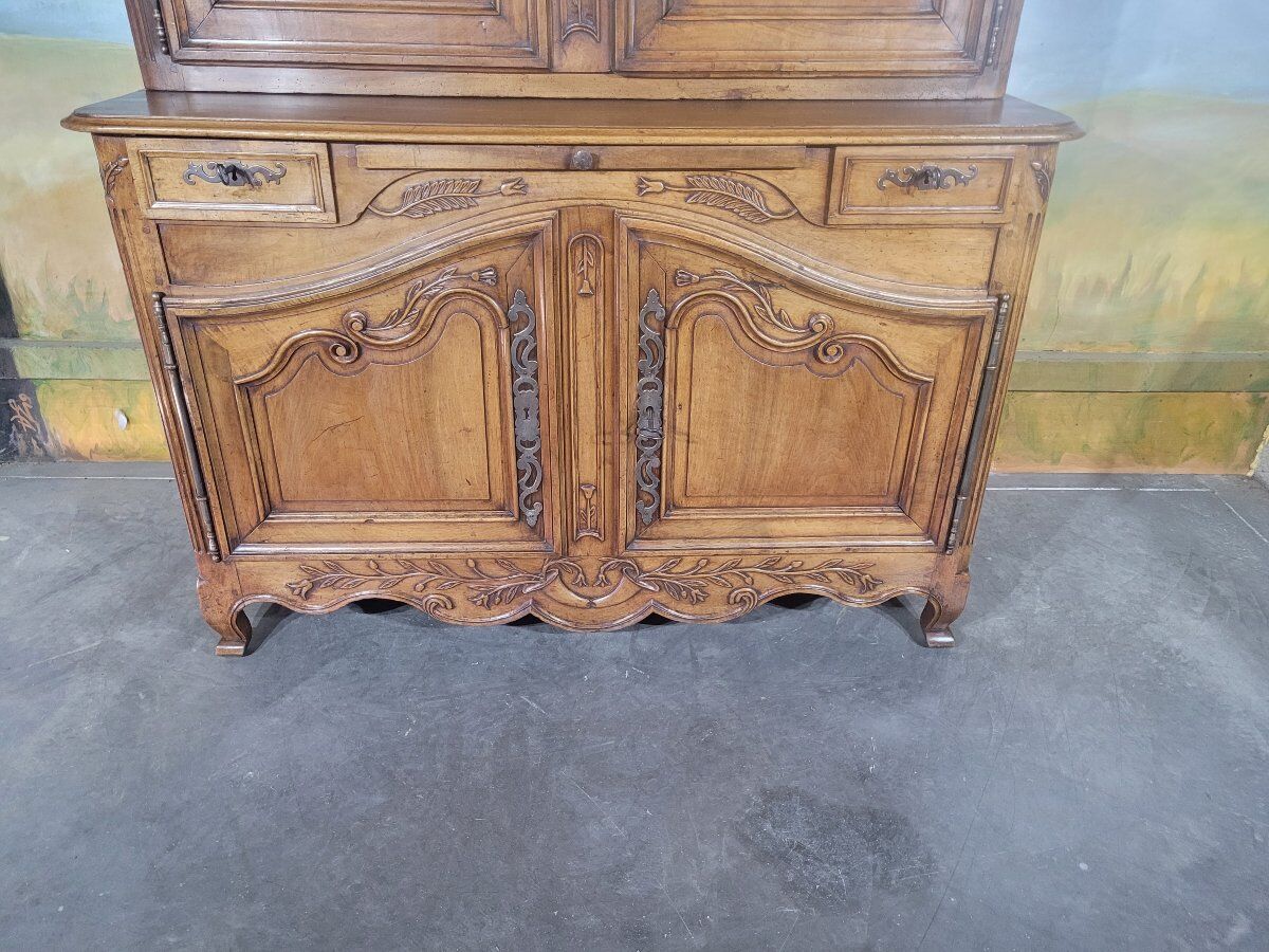 Louis XV two-body buffet with a gendarme hat