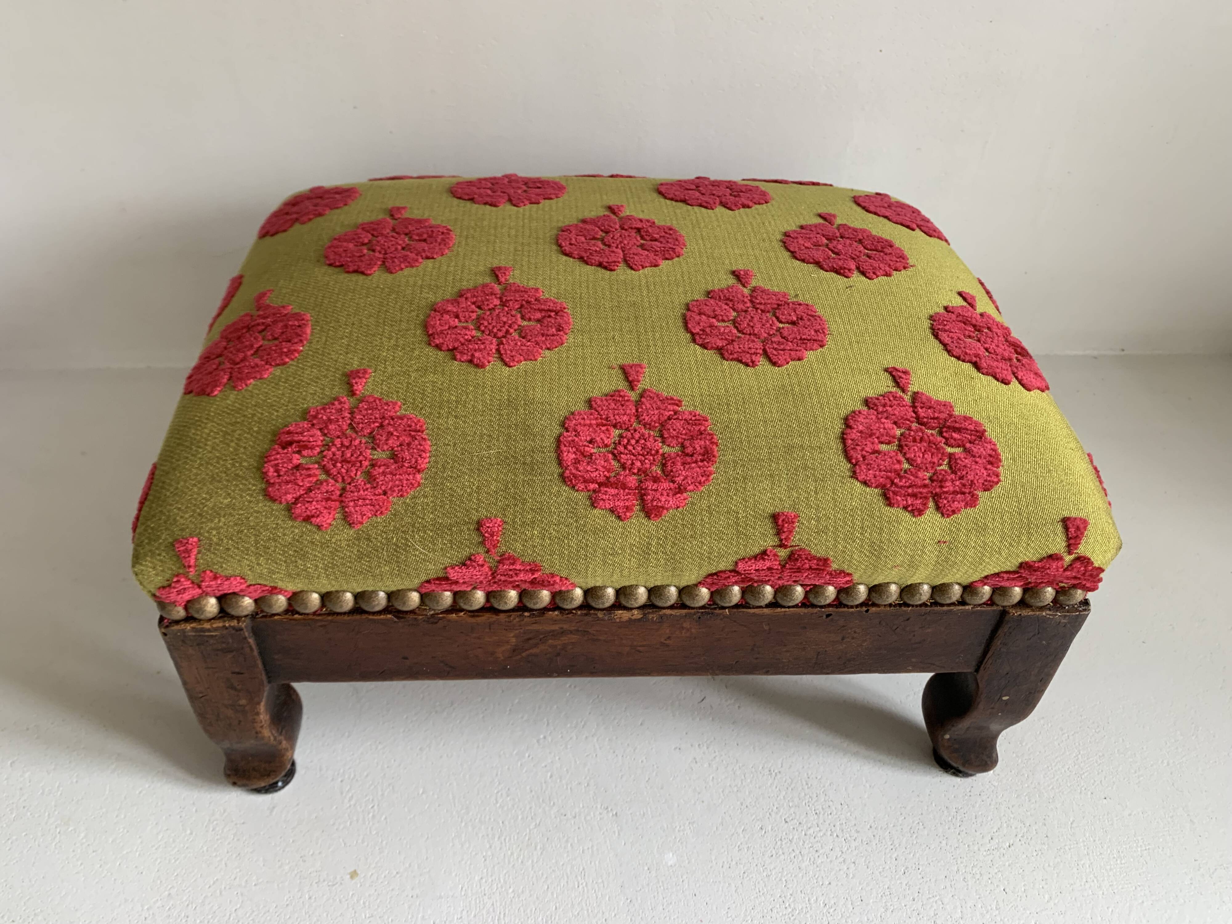 Re-upholstered footrest