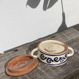 Blue and white ceramic candy dish/jewelry box