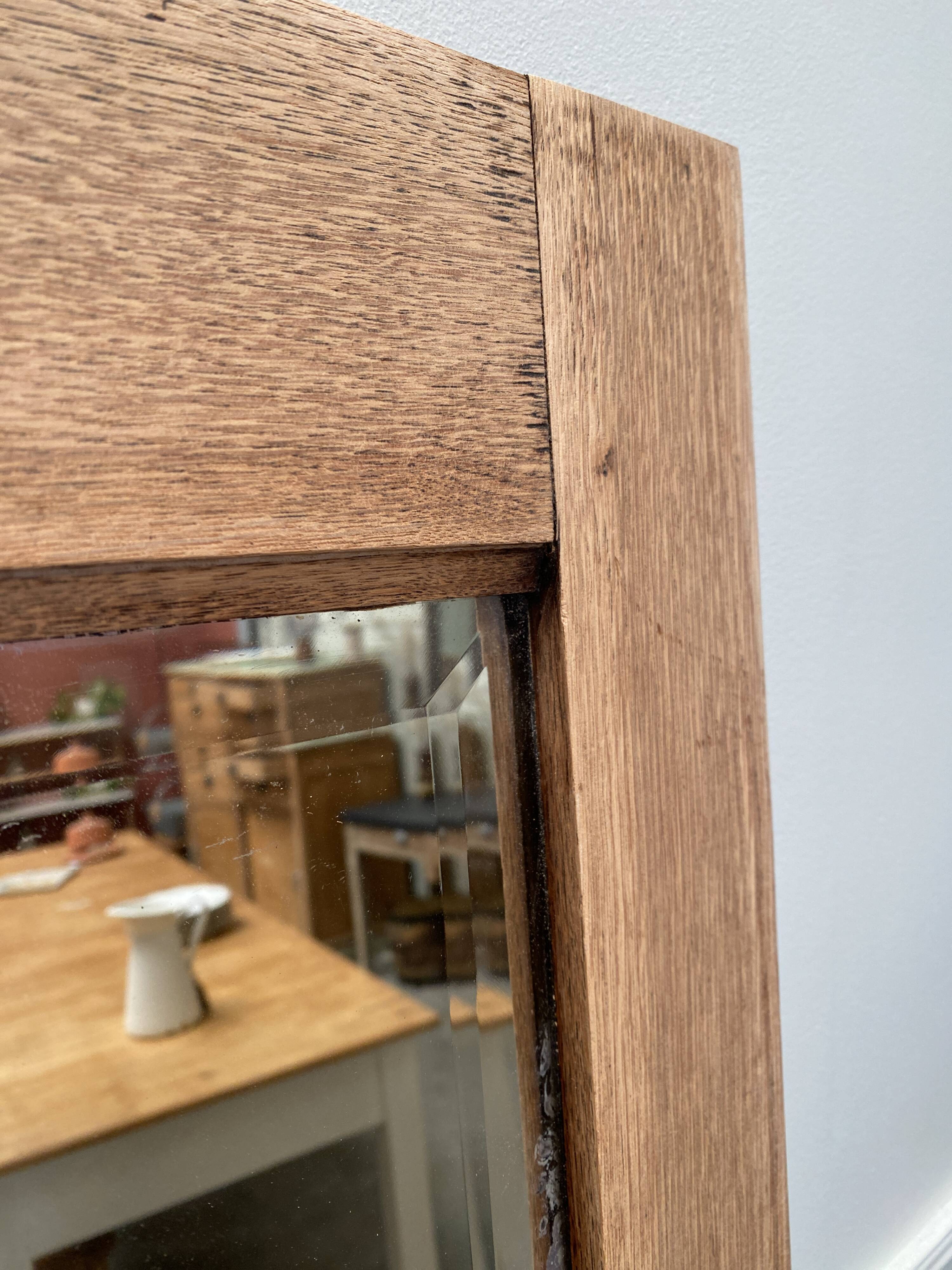 Miroir en pied en chêne