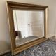 Miroir doré rectangle H53,5 X L46cm