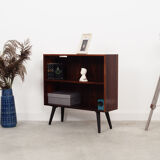 Bibliothèque en palissandre, design danois, années 70, production: Hjørnebo