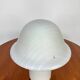 1970s Vintage Zebra Mushroom Glass Table Lamp by Peill & Putzler