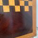 Large Vintage Wooden Checkers Game Board