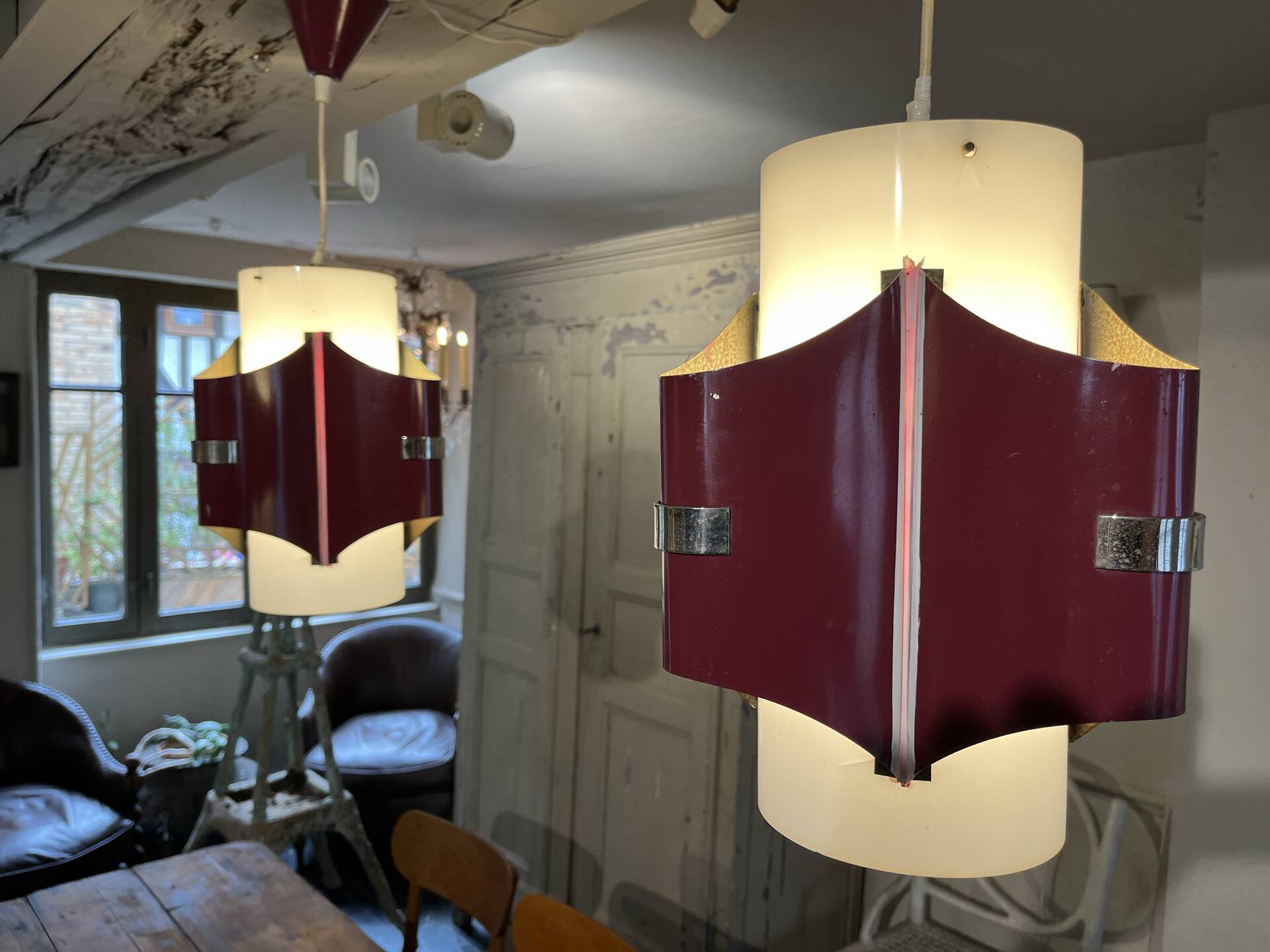 Suspension pair from the 1950s.