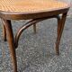 Rare american viennese style office armchair, bent wood, w baumann.