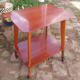 Table desserte roulante