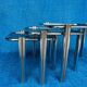 Set of 3 vintage nesting tables 1970 hollywood regency gold metal